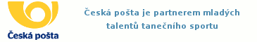 Česká pošta je partnerem mladých talentů tanečního sportu
